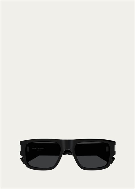 ysl sl 659|Saint Laurent Men's SL 659 Acetate Rectangle .